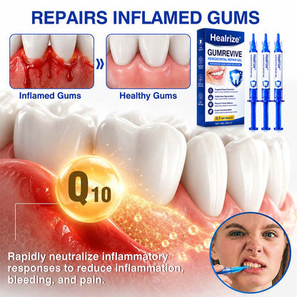 🦷🦢Healrize® GumRevive gel for the regeneration of the tooth-supporting apparatus (for bleeding gums, receding gums, and loose teeth)🐰