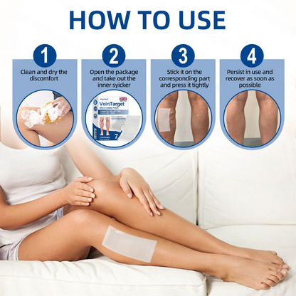 🇬🇧 Healrize® VeinTarget Microneedle Patch Instant Relief, Long-Term Results🦵💯