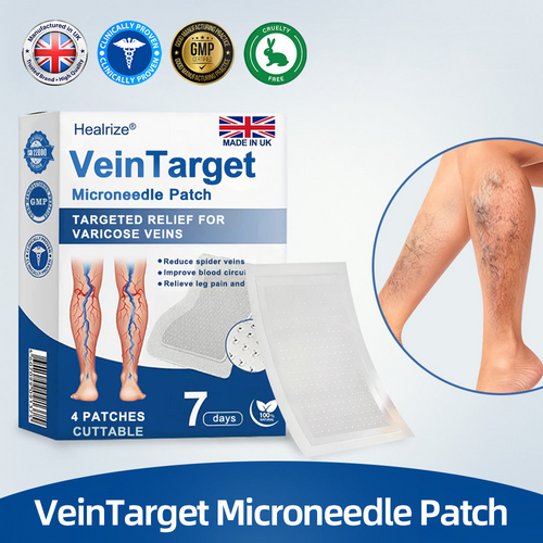 🇬🇧 Healrize® VeinTarget Microneedle Patch Instant Relief, Long-Term Results🦵💯