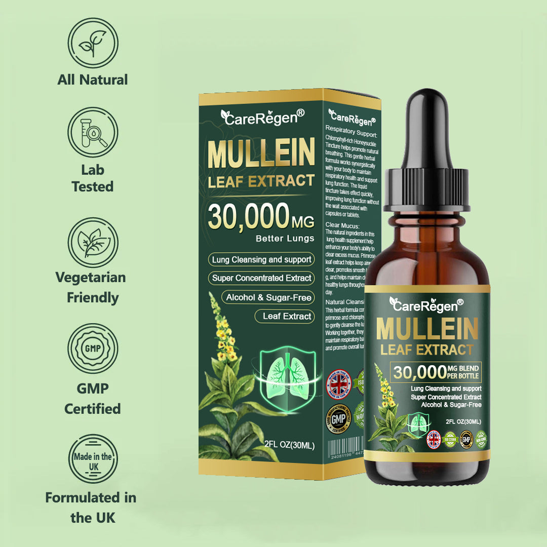𝗢𝗳𝗳𝗶𝗰𝗶𝗮𝗹 𝗦𝘁𝗼𝗿𝗲:CareRegen®🫁💧 𝗢𝗿𝗴𝗮𝗻𝗶𝗰 𝗟𝘂𝗻𝗴 𝗖𝗹𝗲𝗮𝗻𝘀𝗶𝗻𝗴 𝗠𝘂𝗹𝗹𝗲𝗶𝗻 𝗟𝗲𝗮𝗳 𝗘𝘅𝘁𝗿𝗮𝗰𝘁 𝗗𝗿𝗼𝗽𝘀  𝐂𝐥𝐢𝐧𝐢𝐜𝐚𝐥𝐥𝐲 𝐩𝐫𝐨𝐯𝐞𝐧, 𝐡𝐢𝐠𝐡𝐥𝐲 𝐜𝐨𝐧𝐜𝐞𝐧𝐭𝐫𝐚𝐭𝐞𝐝 𝐟𝐨𝐫𝐦𝐮𝐥𝐚 𝐭𝐡𝐚𝐭 𝐫𝐞𝐥𝐢𝐞𝐯𝐞𝐬 𝐜𝐨𝐮𝐠𝐡, 𝐩𝐡𝐥𝐞𝐠𝐦, 𝐚𝐬𝐭𝐡𝐦𝐚 & 𝐂𝐎𝐏𝐃 — 𝐛𝐫𝐞𝐚𝐭𝐡𝐞 𝐞𝐚𝐬𝐢𝐞𝐫, 𝐟𝐚𝐬𝐭𝐞𝐫. 🌥️🪶