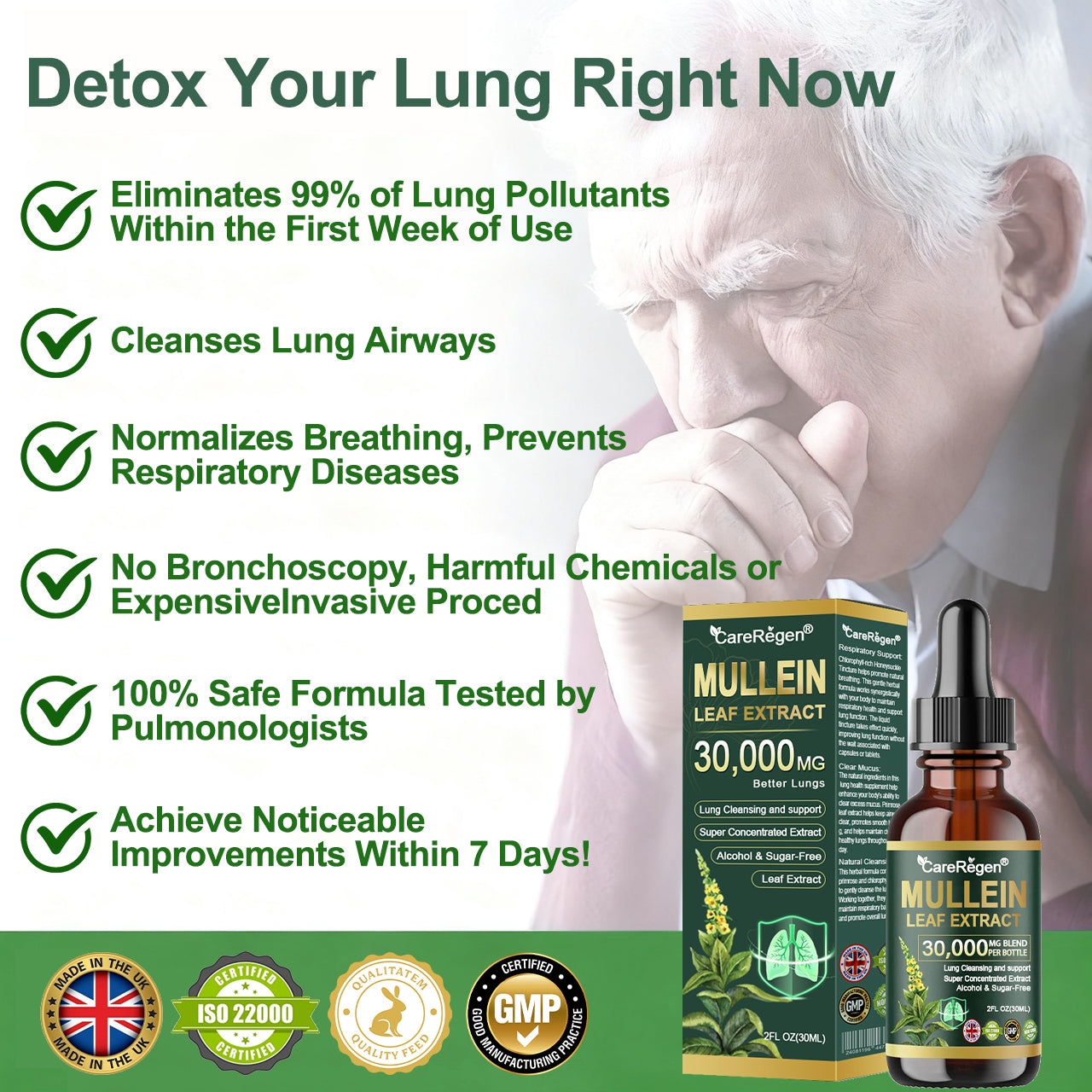 𝗢𝗳𝗳𝗶𝗰𝗶𝗮𝗹 𝗦𝘁𝗼𝗿𝗲:CareRegen®🫁💧 𝗢𝗿𝗴𝗮𝗻𝗶𝗰 𝗟𝘂𝗻𝗴 𝗖𝗹𝗲𝗮𝗻𝘀𝗶𝗻𝗴 𝗠𝘂𝗹𝗹𝗲𝗶𝗻 𝗟𝗲𝗮𝗳 𝗘𝘅𝘁𝗿𝗮𝗰𝘁 𝗗𝗿𝗼𝗽𝘀  𝐂𝐥𝐢𝐧𝐢𝐜𝐚𝐥𝐥𝐲 𝐩𝐫𝐨𝐯𝐞𝐧, 𝐡𝐢𝐠𝐡𝐥𝐲 𝐜𝐨𝐧𝐜𝐞𝐧𝐭𝐫𝐚𝐭𝐞𝐝 𝐟𝐨𝐫𝐦𝐮𝐥𝐚 𝐭𝐡𝐚𝐭 𝐫𝐞𝐥𝐢𝐞𝐯𝐞𝐬 𝐜𝐨𝐮𝐠𝐡, 𝐩𝐡𝐥𝐞𝐠𝐦, 𝐚𝐬𝐭𝐡𝐦𝐚 & 𝐂𝐎𝐏𝐃 — 𝐛𝐫𝐞𝐚𝐭𝐡𝐞 𝐞𝐚𝐬𝐢𝐞𝐫, 𝐟𝐚𝐬𝐭𝐞𝐫. 🌥️🪶