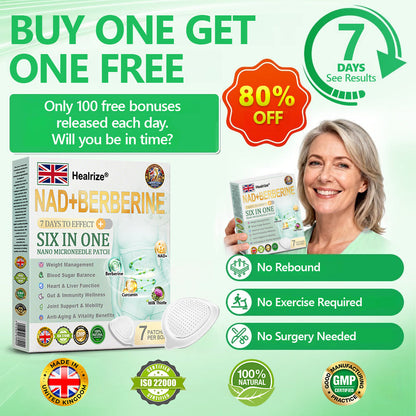 𝐎𝐟𝐟𝐢𝐜𝐢𝐚𝐥 𝐒𝐭𝐨𝐫𝐞|🪐Healrize®𝟔-𝐢𝐧-𝟏𝐍𝐀𝐃+𝐁𝐞𝐫𝐛𝐞𝐫𝐢𝐧𝐞𝐀𝐥𝐥-𝐢𝐧-𝐎𝐧𝐞 𝐁𝐨𝐝𝐲-𝐒𝐡𝐚𝐩𝐢𝐧𝐠 𝐍𝐚𝐧𝐨 𝐌𝐢𝐜𝐫𝐨𝐧𝐞𝐞𝐝𝐥𝐞 𝐏𝐚𝐭𝐜𝐡(𝐔𝐬𝐞 𝐨𝐧𝐜𝐞 𝐞𝐯𝐞𝐫𝐲 𝐭𝐰𝐨 𝐝𝐚𝐲𝐬, 𝐯𝐢𝐬𝐢𝐛𝐥𝐞 𝐜𝐡𝐚𝐧𝐠𝐞𝐬 𝐢𝐧 𝟕 𝐝𝐚𝐲𝐬)𝐒𝐮𝐢𝐭𝐚𝐛𝐥𝐞 𝐟𝐨𝐫:𝐎𝐛𝐞𝐬𝐢𝐭𝐲/𝐂𝐚𝐫𝐝𝐢𝐨𝐯𝐚𝐬𝐜𝐮𝐥𝐚𝐫 𝐡𝐞𝐚𝐥𝐭𝐡/𝐃𝐢𝐚𝐛𝐞𝐭𝐞𝐬/𝐒𝐥𝐞𝐞𝐩 𝐚𝐩𝐧𝐞𝐚/𝐆𝐮𝐭 𝐡𝐞𝐚𝐥𝐭𝐡/𝐉𝐨𝐢𝐧𝐭 𝐢𝐬𝐬𝐮𝐞𝐬/𝐀𝐧𝐝 𝐦𝐨𝐫𝐞 𝐡𝐞𝐚𝐥𝐭𝐡 𝐧𝐞𝐞𝐝𝐬🌟