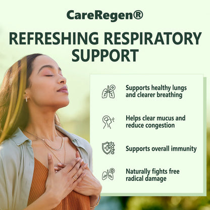 𝗢𝗳𝗳𝗶𝗰𝗶𝗮𝗹 𝗦𝘁𝗼𝗿𝗲:CareRegen® 𝗢𝗿𝗴𝗮𝗻𝗶𝗰 𝗟𝘂𝗻𝗴 𝗖𝗹𝗲𝗮𝗻𝘀𝗶𝗻𝗴 𝗠𝘂𝗹𝗹𝗲𝗶𝗻 𝗟𝗲𝗮𝗳 𝗘𝘅𝘁𝗿𝗮𝗰𝘁 𝗗𝗿𝗼𝗽𝘀 𝐂𝐥𝐢𝐧𝐢𝐜𝐚𝐥𝐥𝐲 𝐩𝐫𝐨𝐯𝐞𝐧, 𝐡𝐢𝐠𝐡𝐥𝐲 𝐜𝐨𝐧𝐜𝐞𝐧𝐭𝐫𝐚𝐭𝐞𝐝 𝐟𝐨𝐫𝐦𝐮𝐥𝐚 𝐭𝐡𝐚𝐭 𝐫𝐞𝐥𝐢𝐞𝐯𝐞𝐬 𝐜𝐨𝐮𝐠𝐡, 𝐩𝐡𝐥𝐞𝐠𝐦, 𝐚𝐬𝐭𝐡𝐦𝐚 & 𝐂𝐎𝐏𝐃 — 𝐛𝐫𝐞𝐚𝐭𝐡𝐞 𝐞𝐚𝐬𝐢𝐞𝐫, 𝐟𝐚𝐬𝐭𝐞𝐫.🎁
